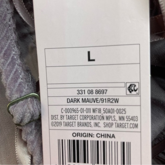 Wild Fable sleeveless mini corduroy dress Dark Mauve large - Picture 6 of 7